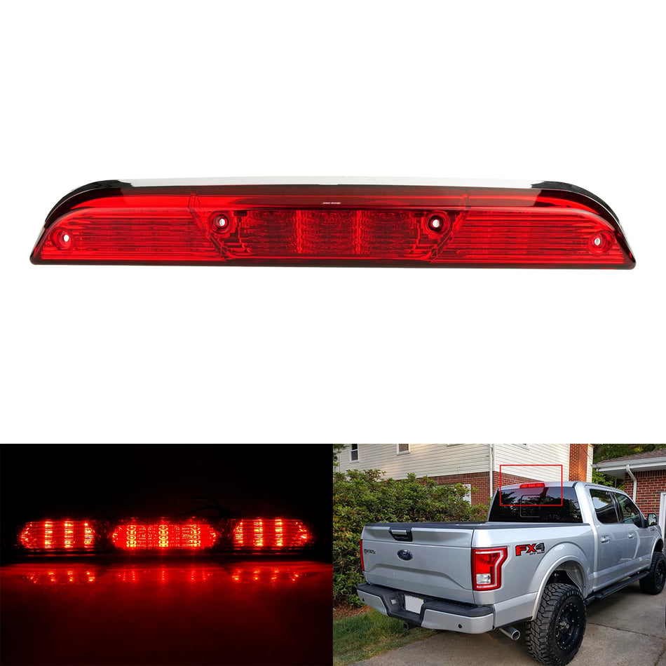 Trzecie światło hamowania Czerwone LED do Forda F-150 F-250 F-350 Ranger