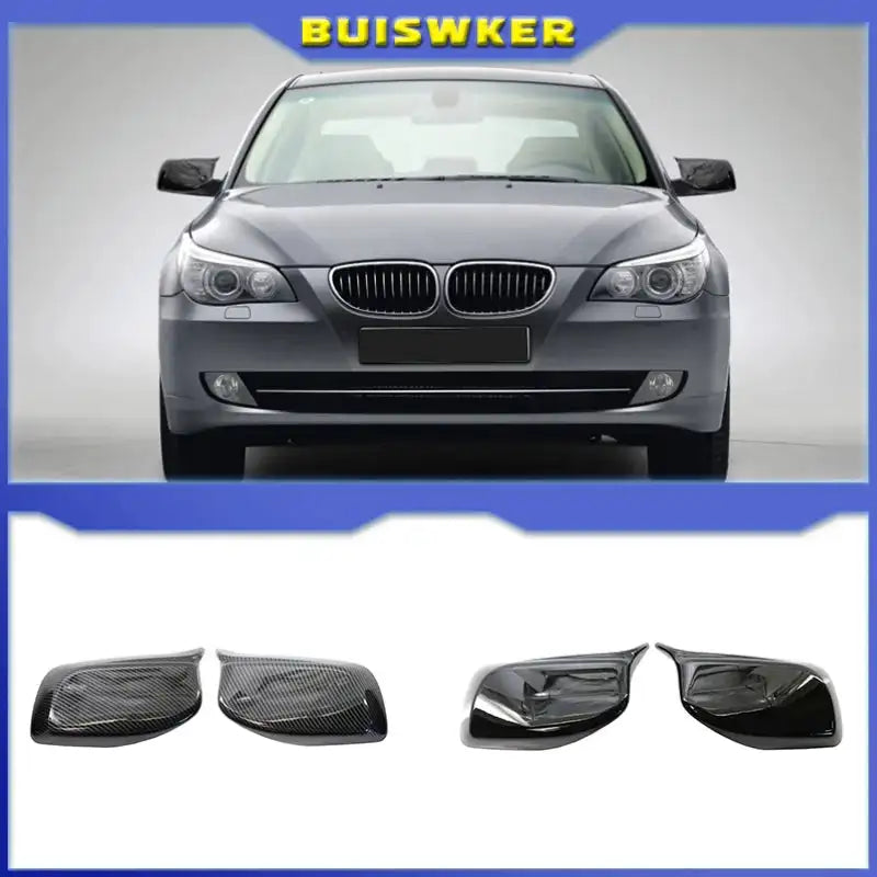 Carbon Fiber Mirror Cap For BMW 5 Series E60 E61 E63 E64