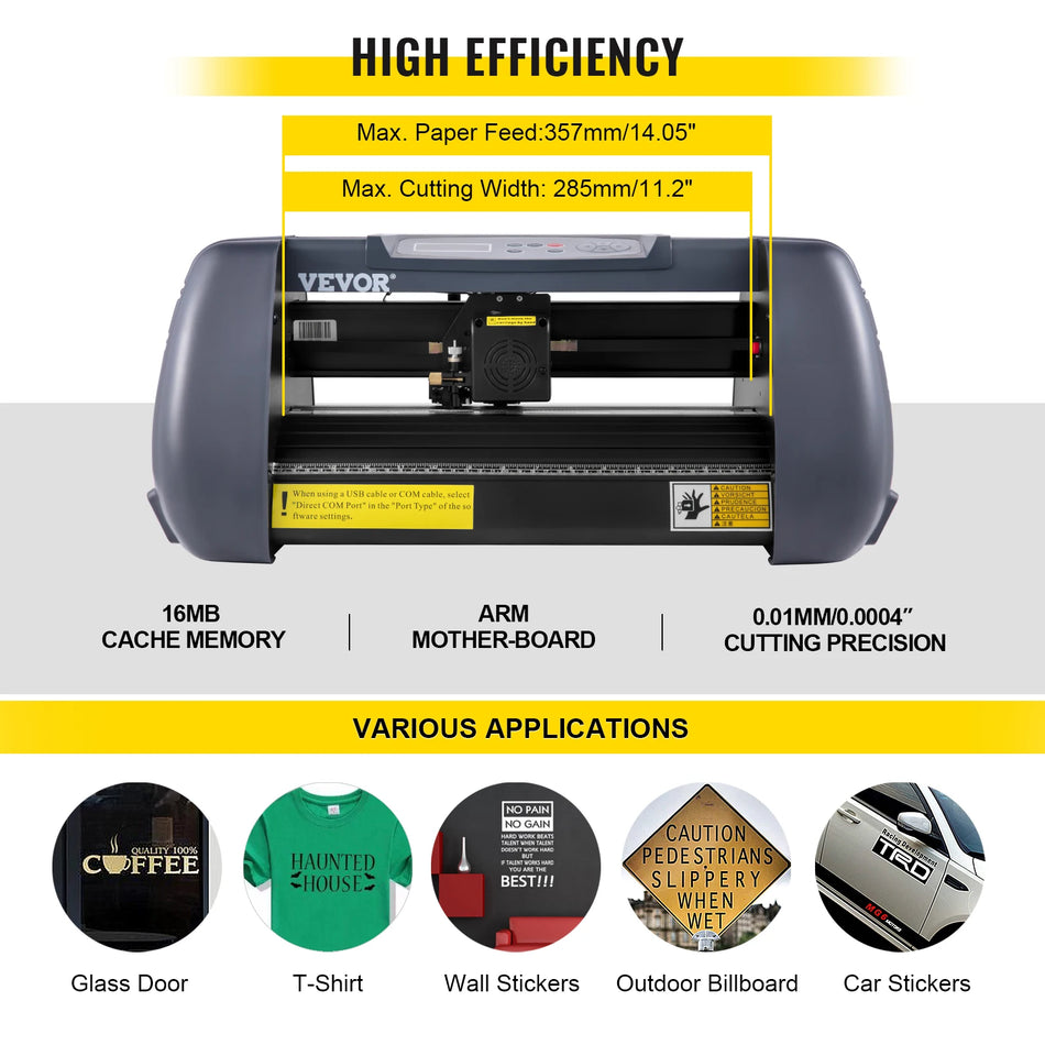 Cutter din vinil de 14 inci cu suport pentru stilou și 3 lame