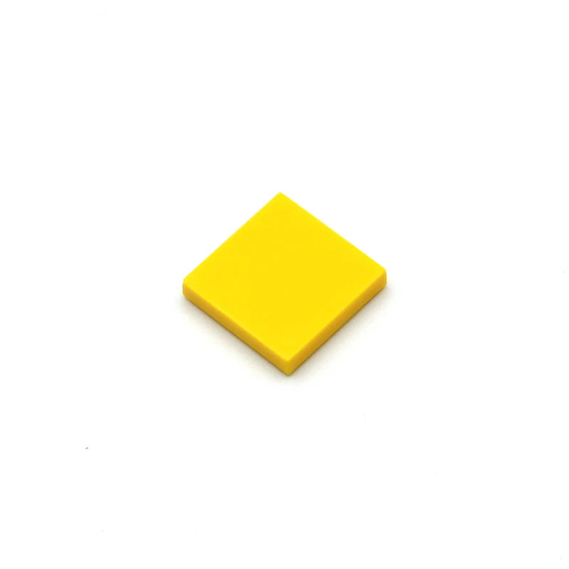 1000Pcs DIY Building Blocks 2x2 Tiles &ndash; Educational Fun Yellow 1000pcs