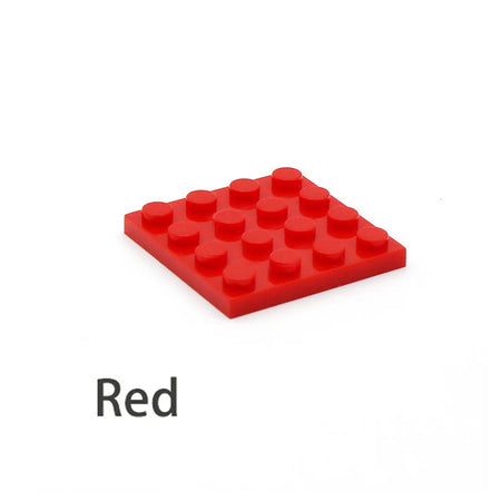 APAN SAPIOBricks 150pcs Thin 4x4 12 Colors - Educational Red 150PCS