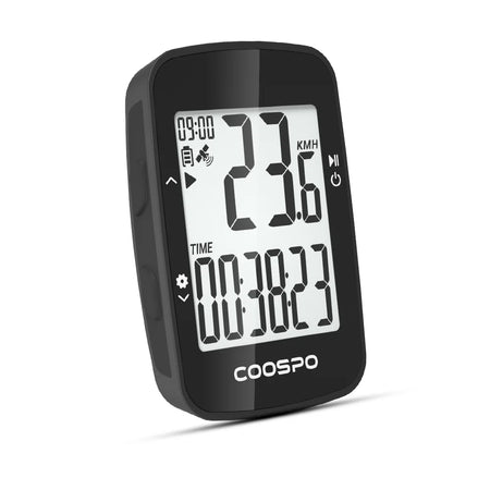 CooSpo BC26 &ndash; Wireless GPS Speedometer with App Sync Black