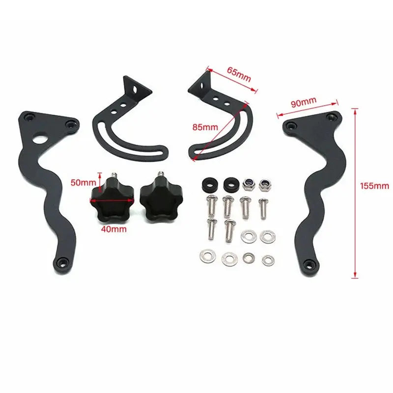 For BMW R1250GS R 1250 GS LC ADV Adventure 1250GSA 2019 2020 Motorcycle Windshield Support Holder Windscreen Strengthen Bracket by InterCyprus Trading Ltd