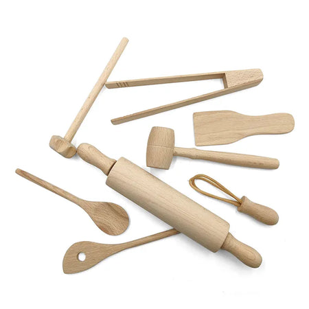 TTF00710 - Wooden Beech Kitchen Toys For Kids Safe Play