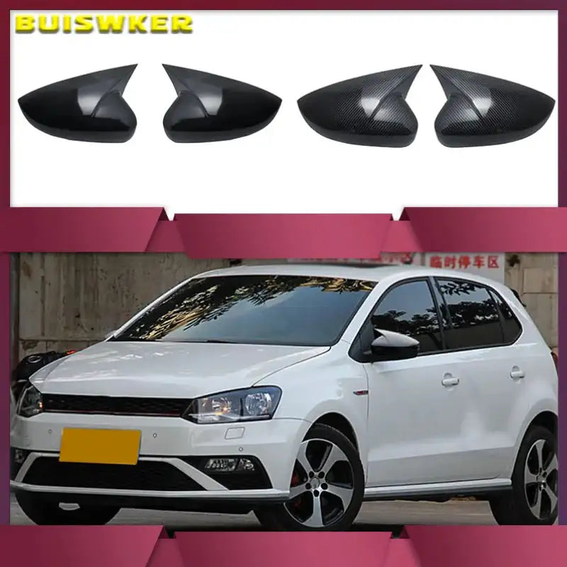 Carbon Fiber Side Mirror Cover for VW Polo 6R 6C 2010 2017