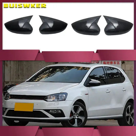 Carbon Fiber Side Mirror Cover for VW Polo 6R 6C 2010 2017