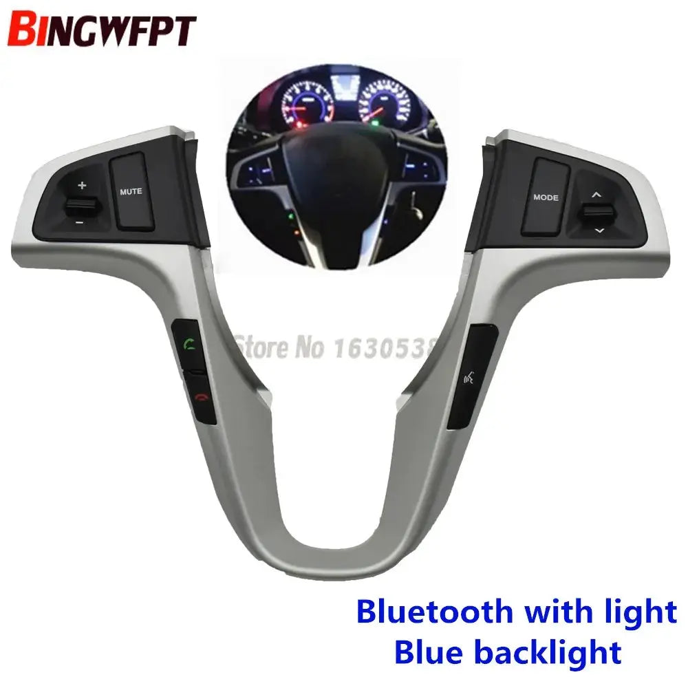 Steering Wheel Button For Hyundai VERNA SOLARIS 2010-2015 Audio Volume Music Control Switch Button With Backlight by InterCyprus Trading Ltd