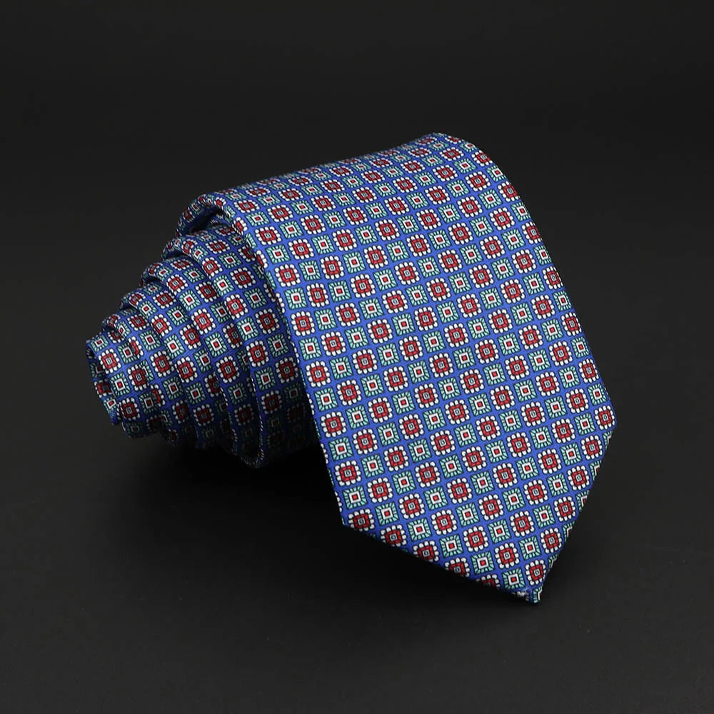 Paisley Floral Soft Silk Necktie for Men 4