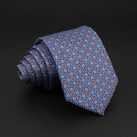 Paisley Floral Soft Silk Necktie for Men 4