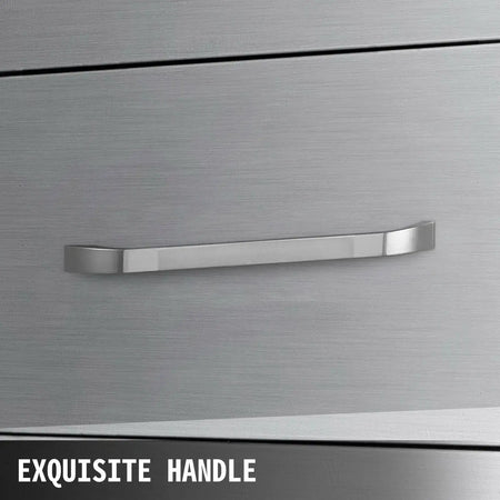 Stainless Steel Outdoor Drawers With Handle BBQ Island