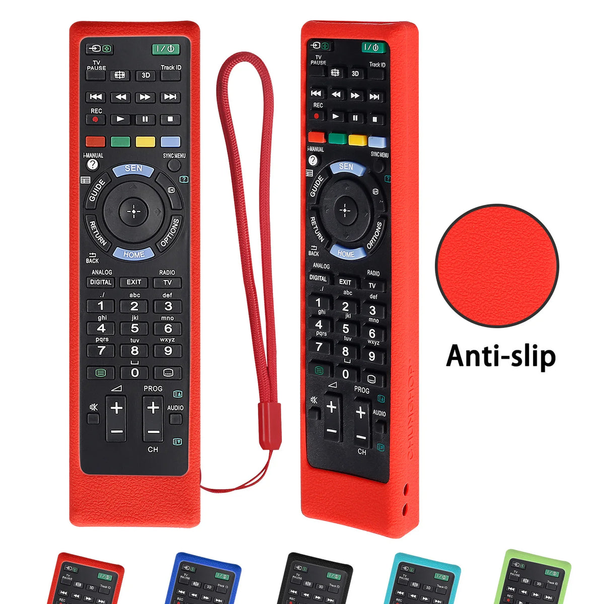 Silicone TV Remote Covers for Sony - Shockproof &amp; Luminous