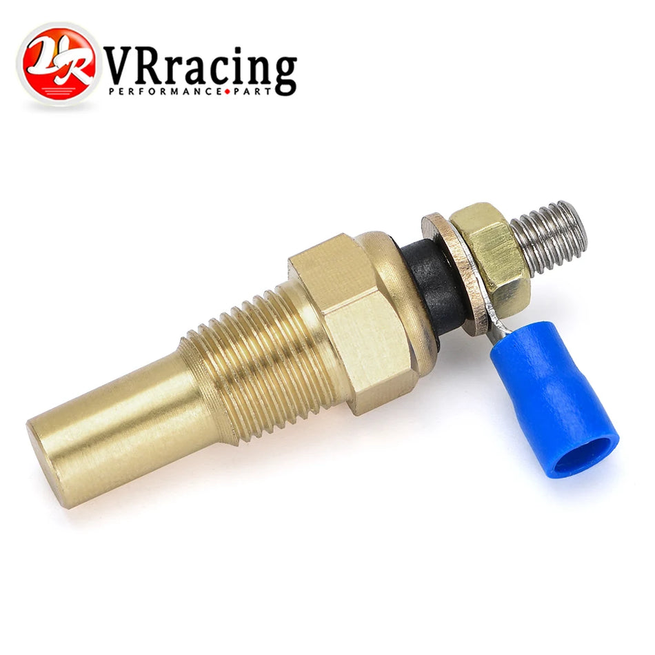 Senzor de temperatură a uleiului pentru mașini de curse, 12V, 1/8 NPT, aluminiu și alamă