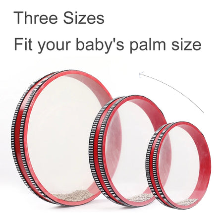 Ocean Wave Bead Hand Drum &ndash; Educational Wooden Instrument