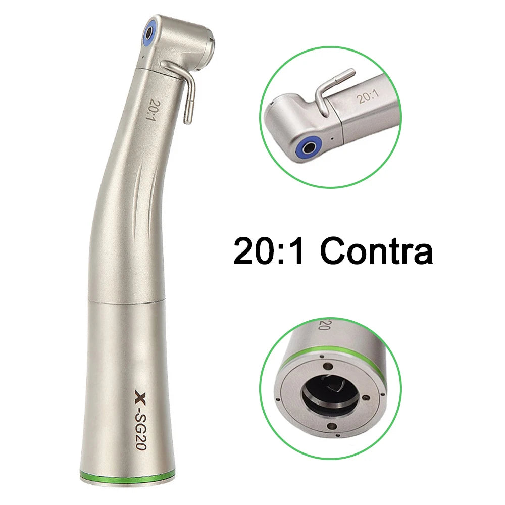 Twoendo Contra Angle Handpiece &ndash; Fiber Optic Low Speed 20 to 1 Contra