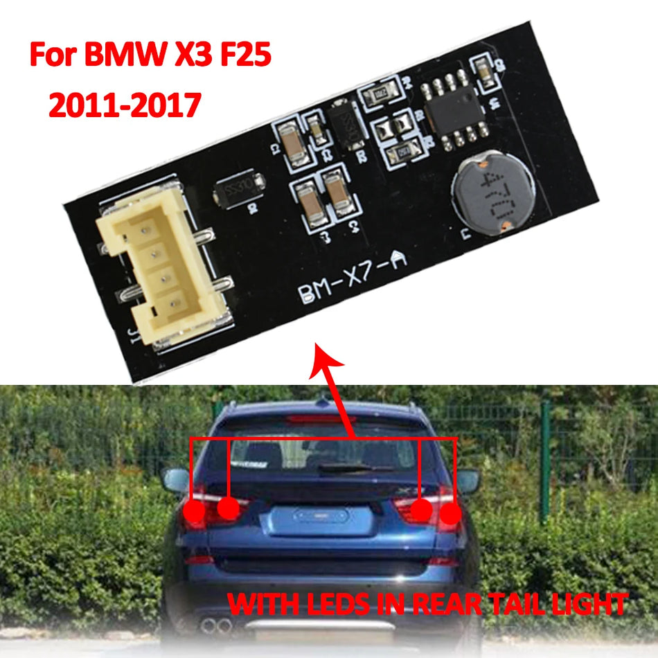 Placă de lumini spate cu LED, reparare plug-and-play pentru BMW X3 F25