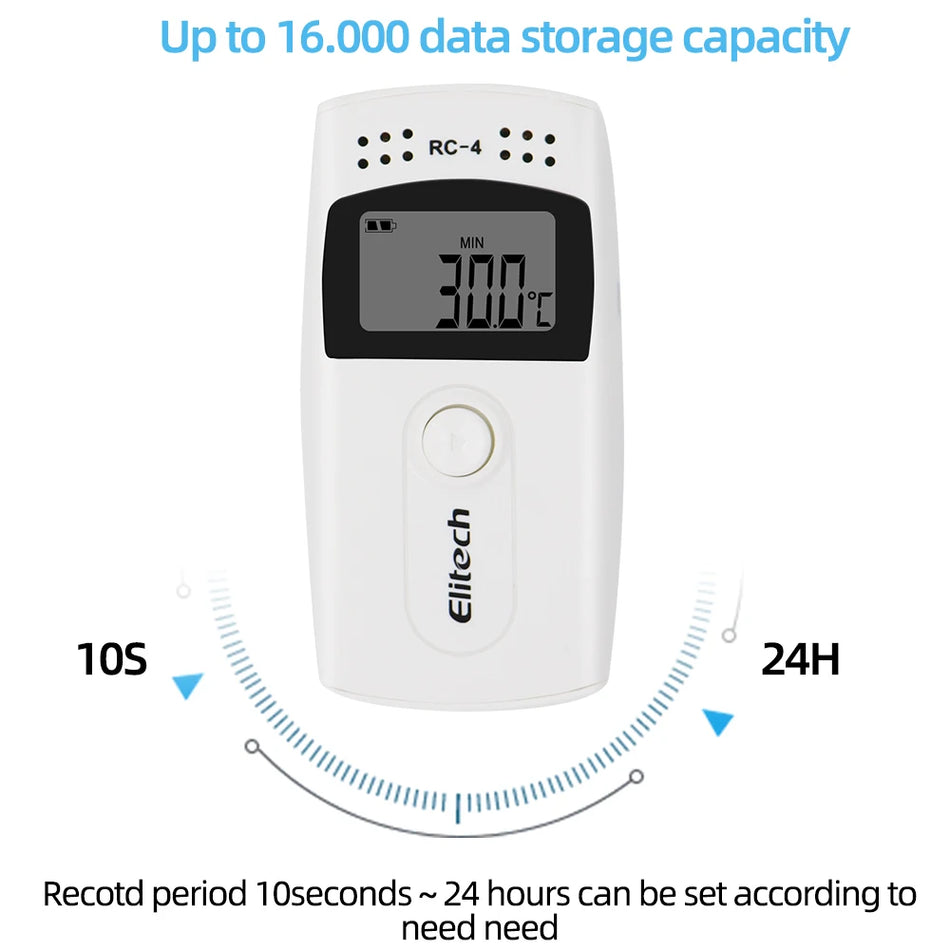 RC-4 Temperature Data Logger &ndash; 16000 Point USB Recorder