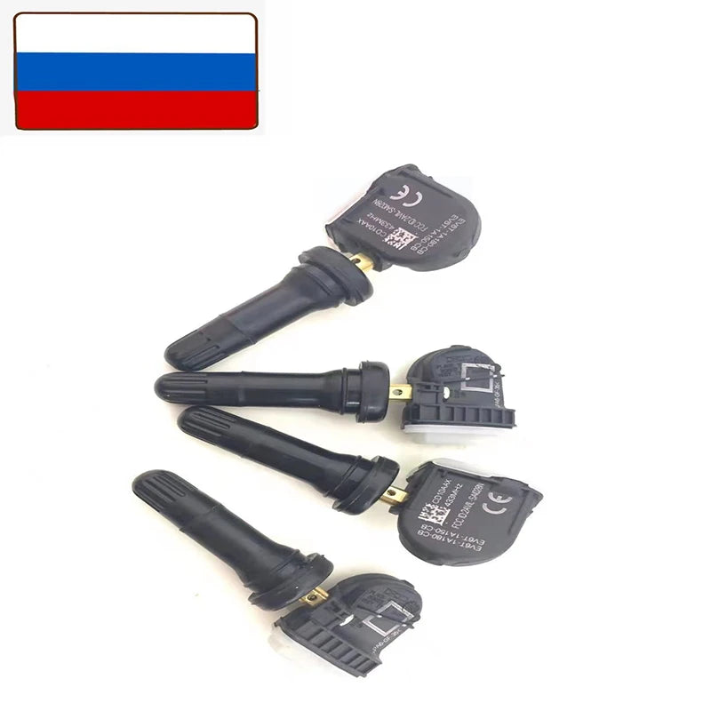 Set di sensori TPMS per Ford Focus Kuga Mondeo Mk5 EV6T-1A150-CB-CC 433MHz, metallo e plastica