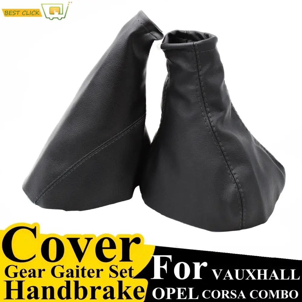 Leather Handbrake Gear Gaiter Shift Gaitor Cover For Opel/Vauxhall Corsa B /Astra F/Combo Accessories Auto Decoration by InterCyprus Trading Ltd