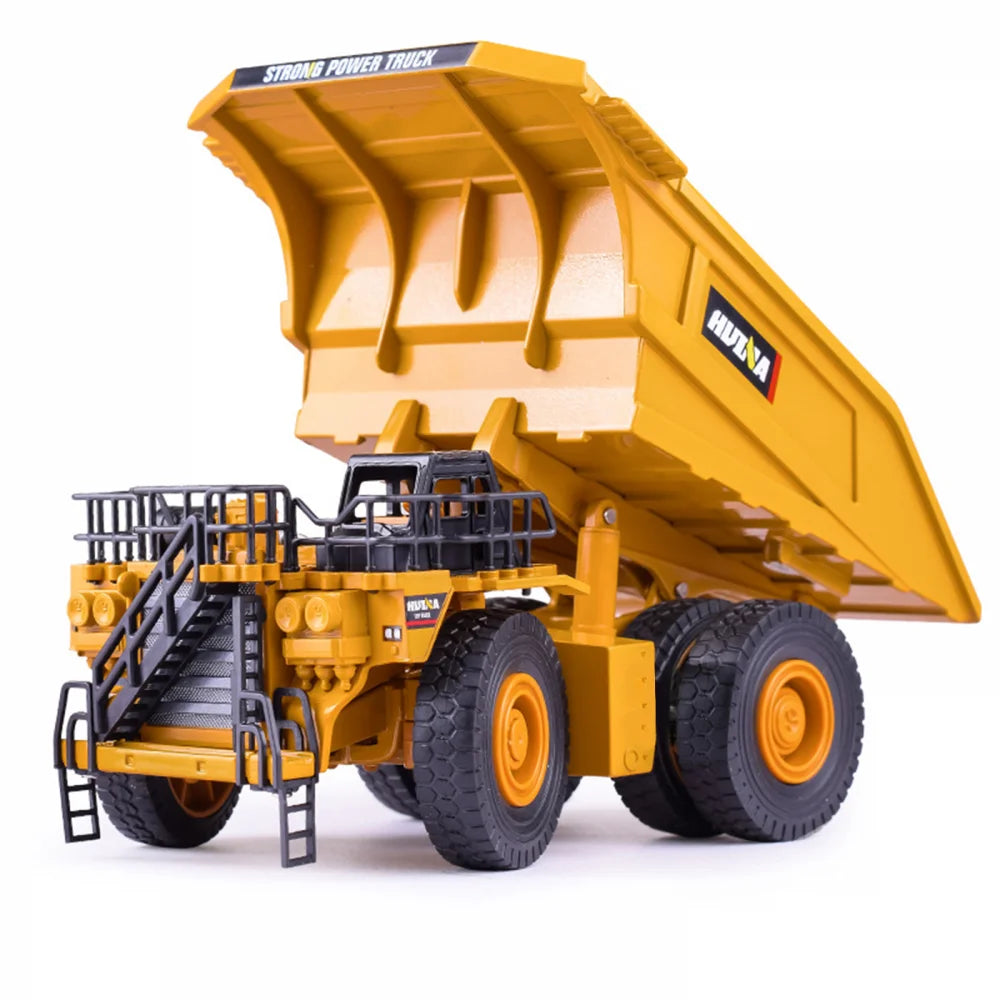 Huina 1/40 Scale Dumper Metal Model 1912 &ndash; Durable Diecast Engineering Vehicle for Kids 1912