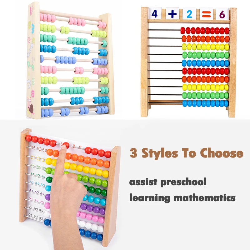 Wooden Abacus Educational Math Toy &ndash; Montessori Learning