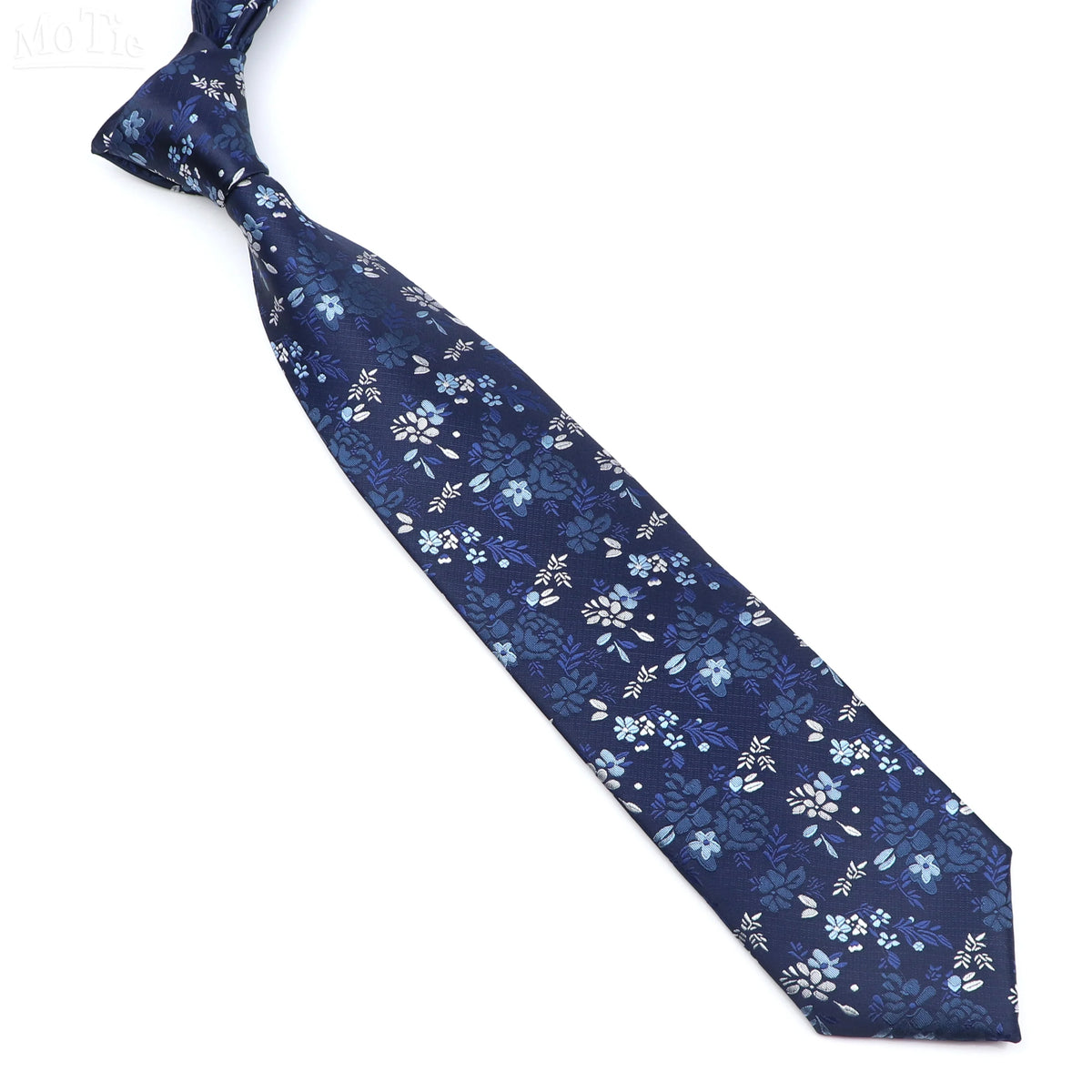 Men's Floral Tie with Brown Bear and Horse Print
