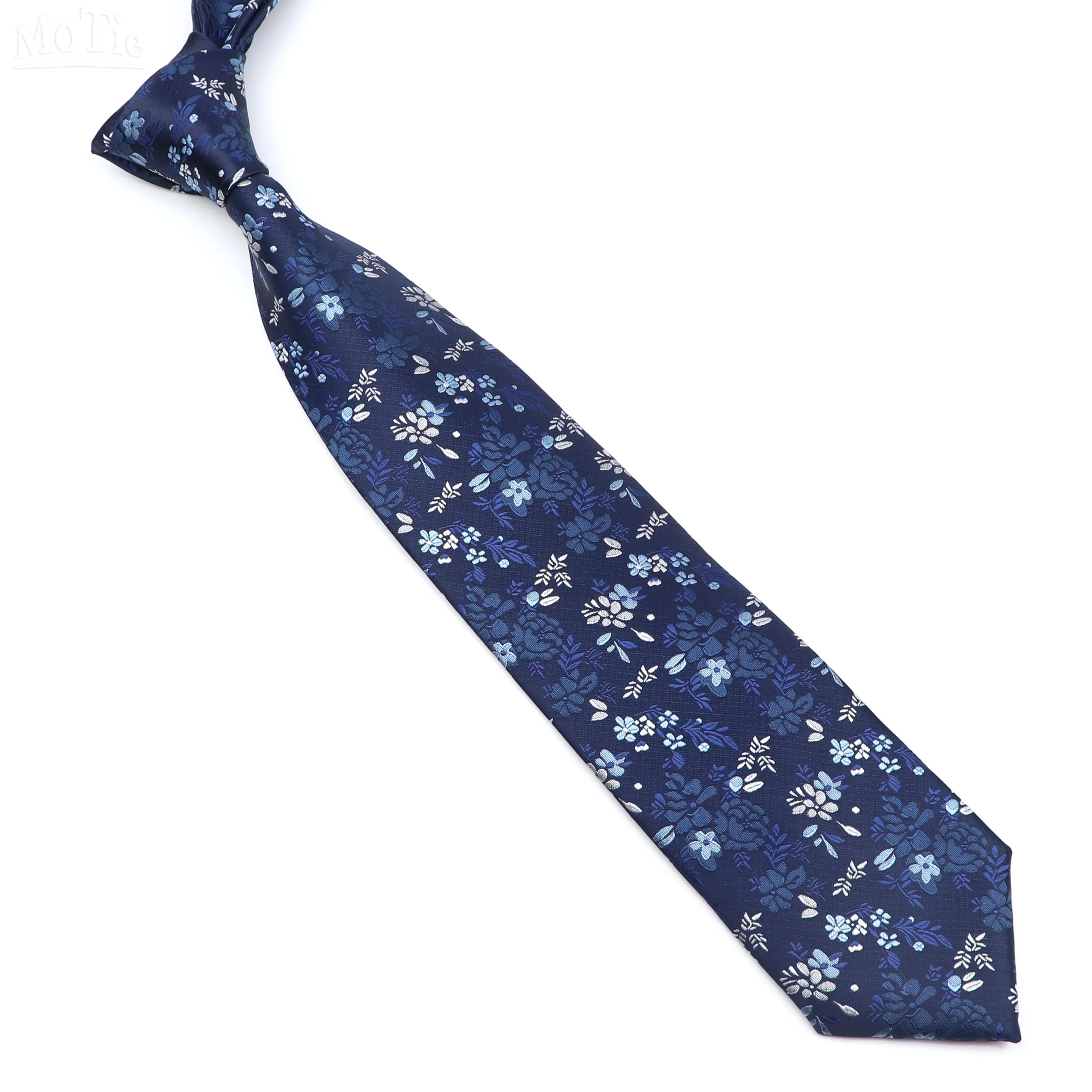 Men's Floral Tie with Brown Bear and Horse Print