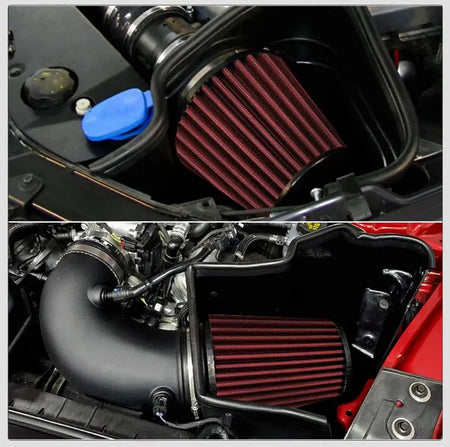Universal Car Air Filter Modification High Flow Inlet Car Cold Air Intake Air Filter Cleaner Pipe Modified Scooter 76/100mm by InterCyprus Trading Ltd