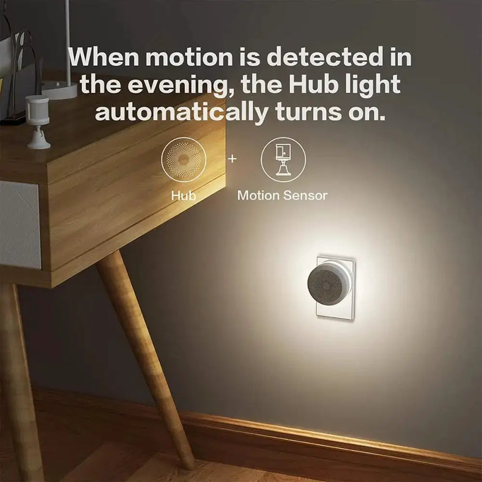 Smart Hub Gateway For Aqara M1S With ZigBee 3.0, Built-In Night Light And Alarm by InterCyprus Trading Ltd