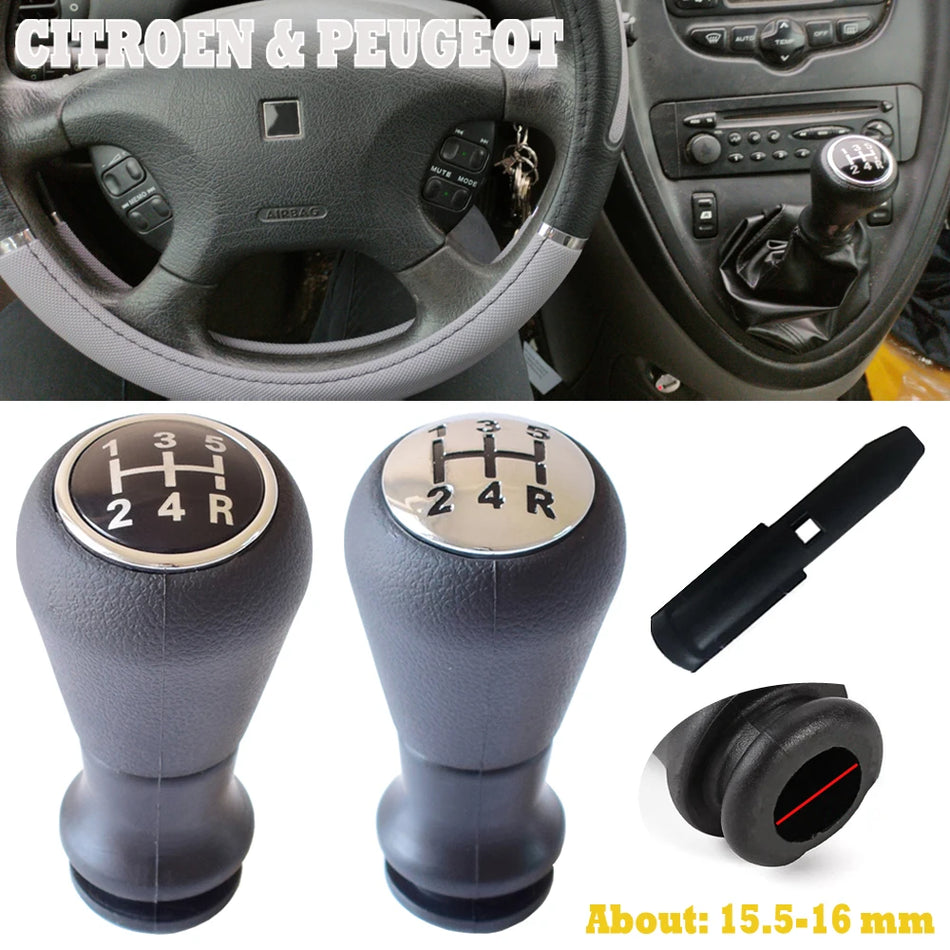Husa din piele pentru maneta de schimbare a vitezelor pentru Citroen Saxo Xsara C2 C3 Pluriel