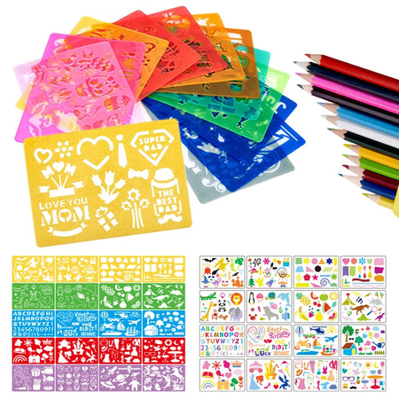 Brozebra BZS00017 20Pcs Drawing Set &ndash; Creative Learning Aids