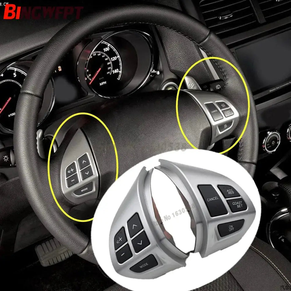 Steering Wheel Volume Sound Button for MITSUBISHI LANCER OUTLANDER ASX 2007 2008 2009 2010 2011 by InterCyprus Trading Ltd