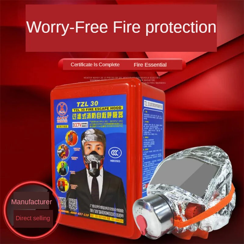 Fire Escape Mask PM016 &ndash; Smoke and Gas Protection