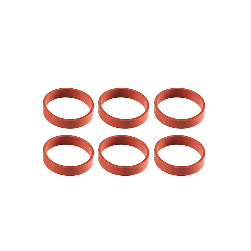 6PCS 22mm Swirl Flap Blanking Plates with Intake Manifold Gasket Seal For BMW M47 M57 E39 E87 E46 E90 E39 E60 X3 6 Cylinder by InterCyprus Trading Ltd