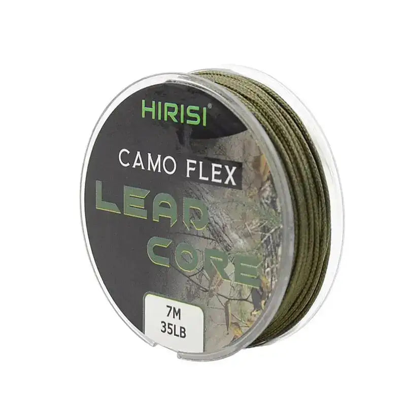 ThirtyFiveLb 7M Leadcore Carp Fishing Braided Line Hair Rigs Arm Green