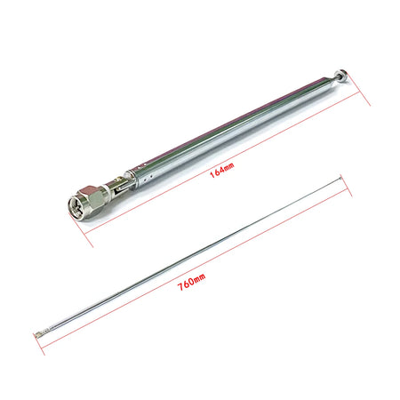 Telescopic Antenna SMA Male &ndash; Versatile Length Options Available 164mm