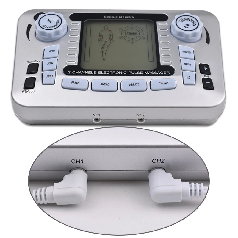 Tens Massager - EMS Muscle Stimulator with Acupuncture &amp; Infrared Therapy