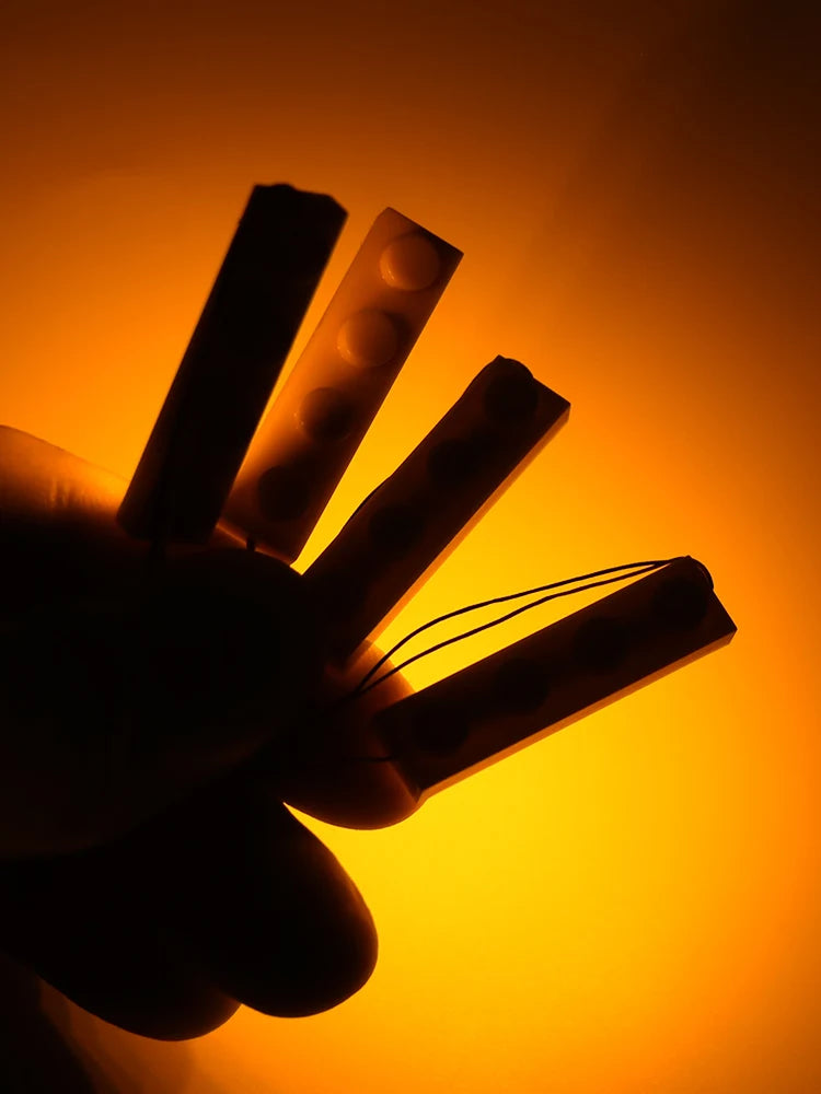 2 Sets 4-in-1 LED Light Building Block Set - USB Powered City Decoration