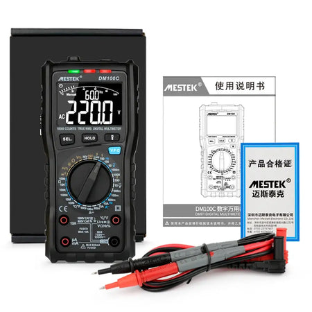 Mestek True RMS Multimeter NCV Auto Non Contact Tester