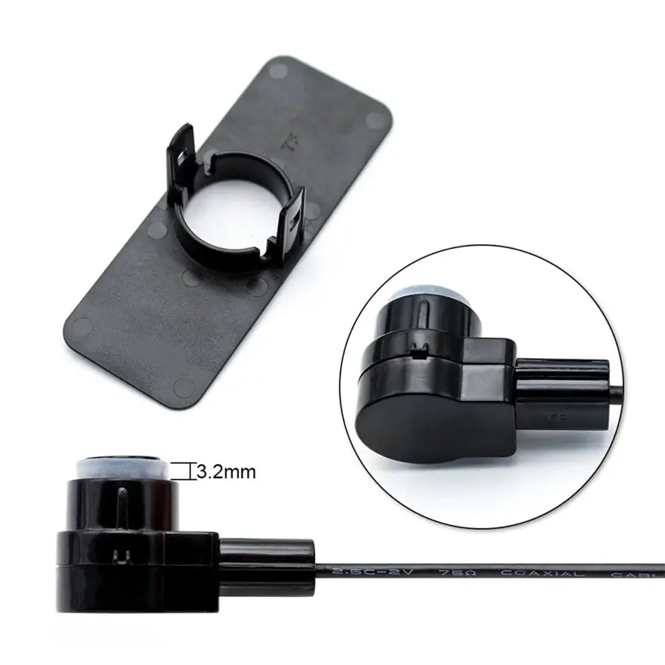4 Pc Car Parking Sensors 13MM Flat ABS Reverse Backup Alarm Kit by InterCyprus Trading Ltd