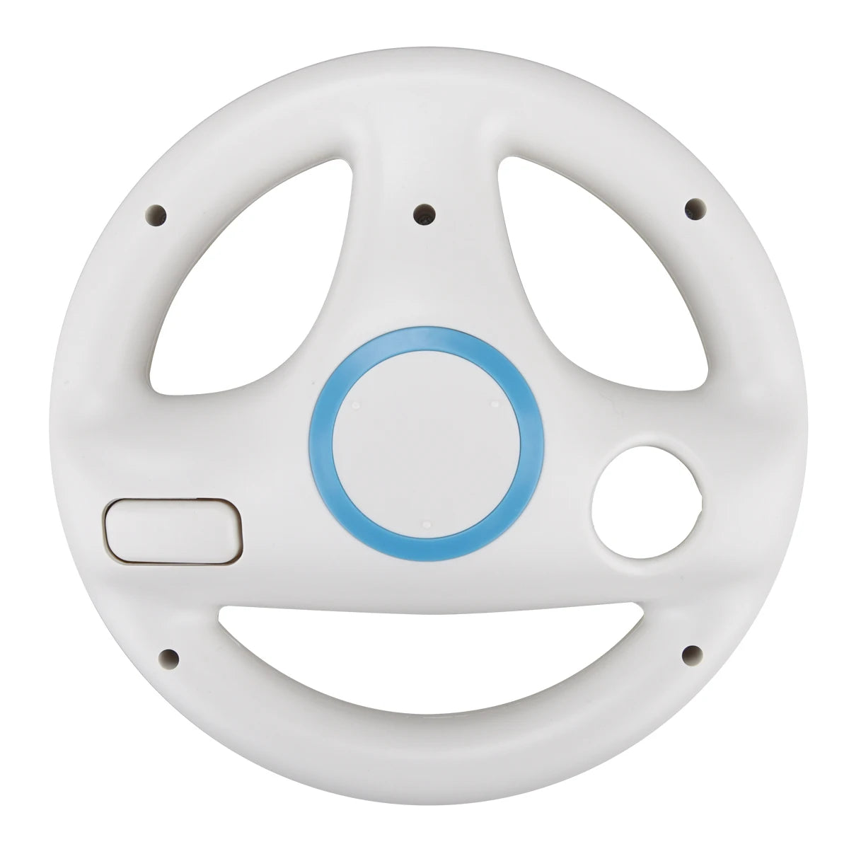 Color Game Racing Steering Wheel &ndash; Ergonomic Wireless Design White