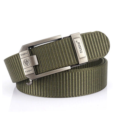 MEDYLA Tactical Nylon Belt with Metal Buckle - Heavy Duty Military &amp; Outdoor Use