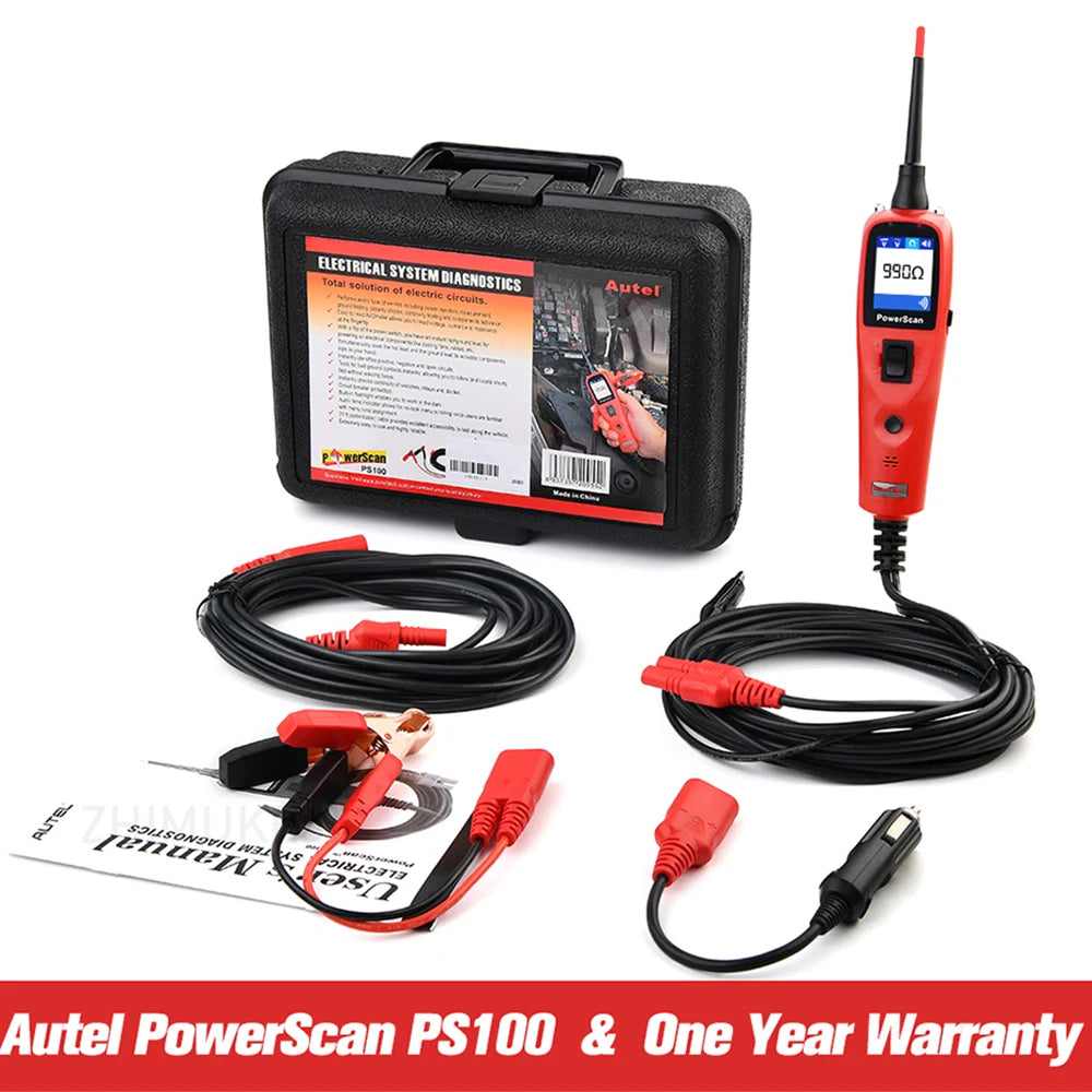 Autel PowerScan PS100 &ndash; Four Work Modes 12V 24V Diagnostic PowerScan PS100 / United States / English