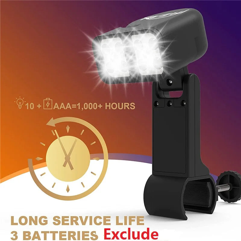 Super-Bright Double Head BBQ Grill Light - Heat Resistant &amp; Portable