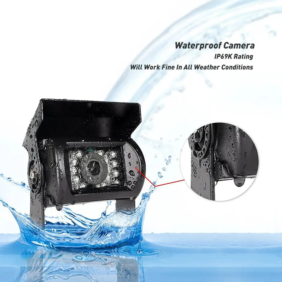 Waterproof Heavy Duty Backup Camera With IR Night Vision For Trucks by InterCyprus Trading Ltd