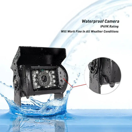 Waterproof Heavy Duty Backup Camera With IR Night Vision For Trucks by InterCyprus Trading Ltd