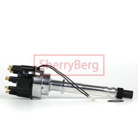 SherryBerg New Complete Ignition Distributor for Small & Big Block Chevy V8 Pro Billet Distributor SBC BBC 350 454 Top Quality by InterCyprus Trading Ltd