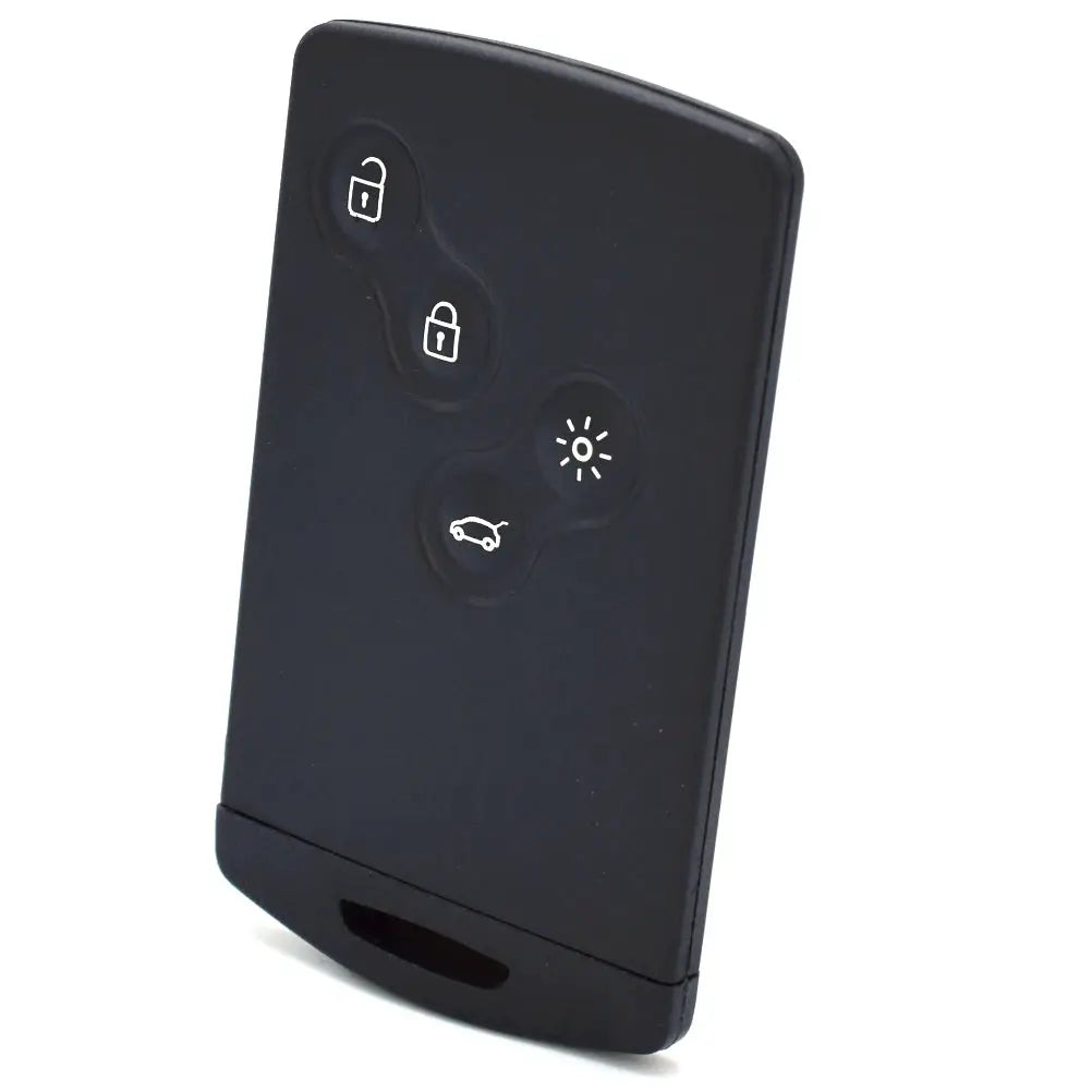 4 Buttons Key Shell For Renault Koleos Megane 2 3 Clio Captur Laguna Fob Remote Smart Card Key Case With Insert Small Key Blade by InterCyprus Trading Ltd