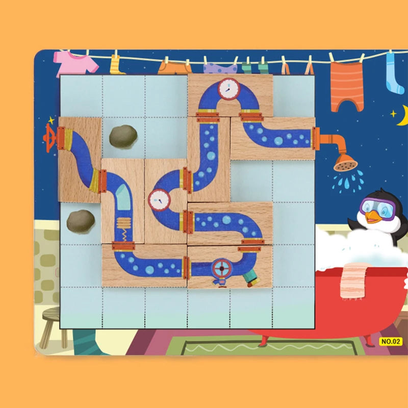 Kid Maze Jigsaw Toy &ndash; Boosts Kids Logic And Family Bonding