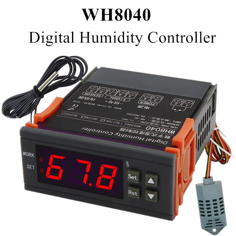 WH8040 Digital Humidity Controller &ndash; Universal Voltage