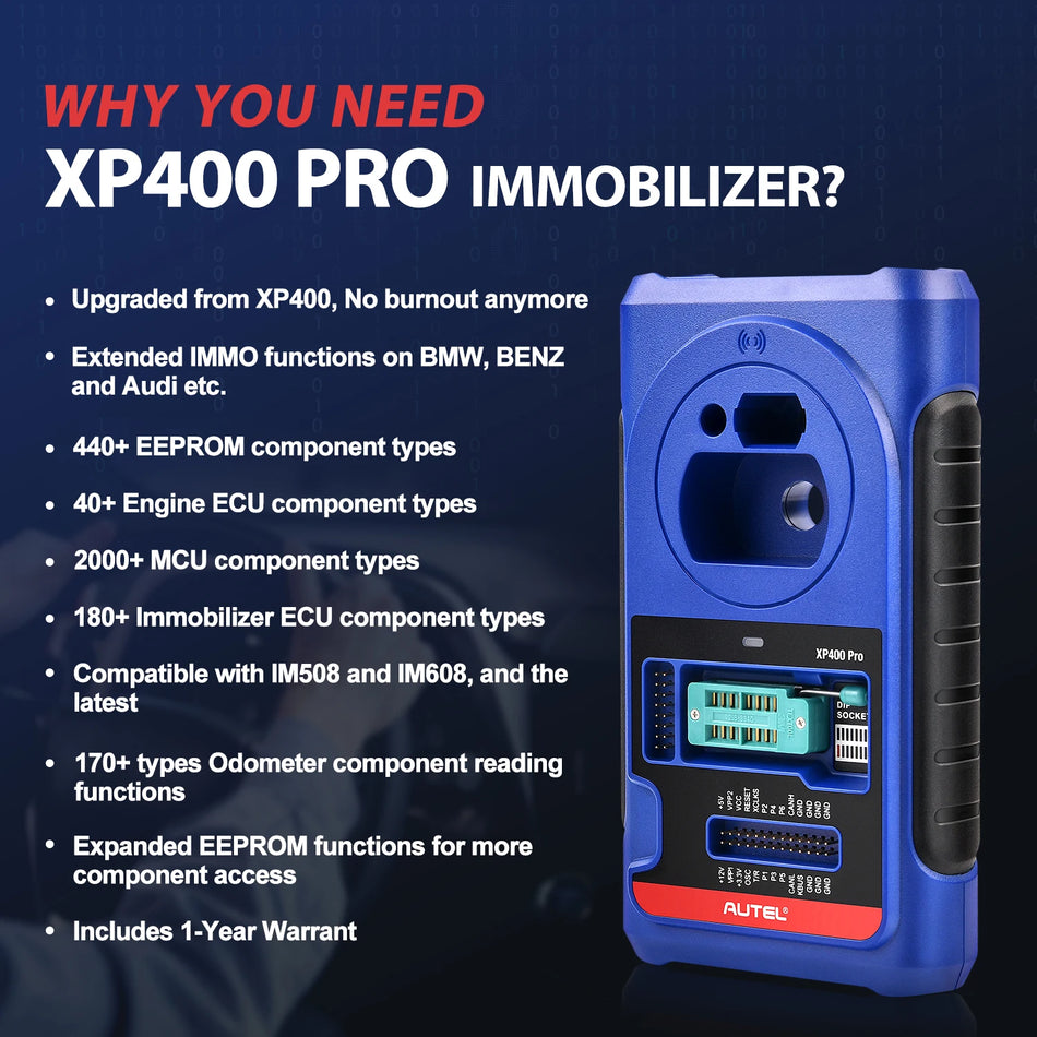 Autel XP400Pro &ndash; Key and Chip Programmer for MaxiIM